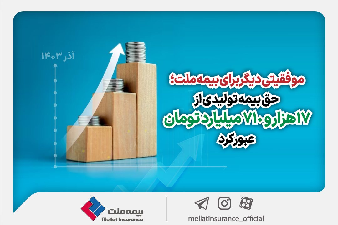 حق بیمه تولیدی از ۱۷ هزار و ۷۱۰ میلیارد تومان عبور کرد
